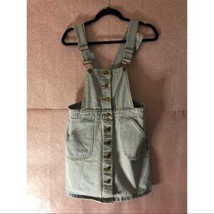 Brandless overall Jean skirt